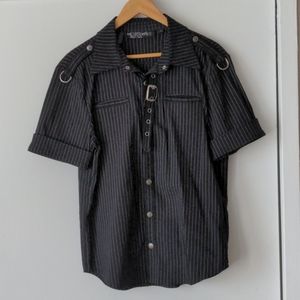 Vintage Men's Lip Service Gangster Prankster shirt